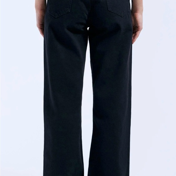 Dr. Denim Echo Black Wide Leg High Waisted Size 32/32 - Picture 9 of 14